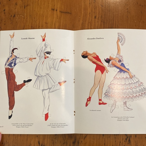 Vintage Russian ballet dancing paper dolls - Picture 7 of 10